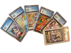 Brilliant Stars Graded Pokemon - 6 Card Lot : CGC & PSA - Umbreon V, Sylveon V + - Image 1