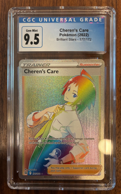 Brilliant Stars Graded Pokemon - 6 Card Lot : CGC & PSA - Umbreon V, Sylveon V + - Image 3