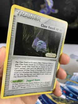 Pokemon Card Ex Legend Maker Claw Fossil HP 40 78/92 2006 Reverse Stamped Holo - Image 5