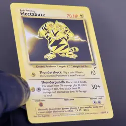Pokemon Electabuzz 24/130 Base Set 2 Rare NM Vintage WOTC Pokemon Card - Image 3
