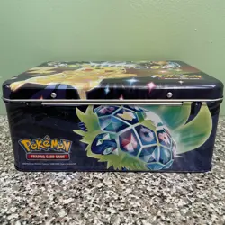 POKEMON TCG 2024 FALL COLLECTORS CHEST LUNCH BOX EMPTY NO CARDS - Image 5