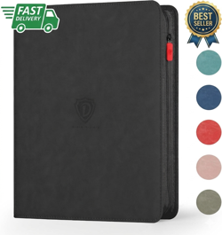 9 Pocket Trading Card Zip Binder, 360 Cards, Premium Exo-Tec Album Mater - Image 1
