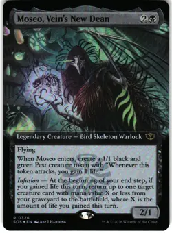 Secrets of Strixhaven #326 Moseo, Vein's New Dean (Extended Art) - FOIL - Image 1