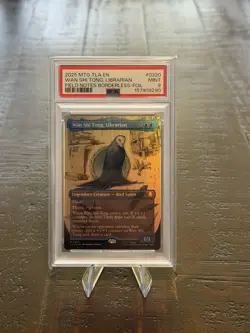 MTG!!! Avatar The Last Airbender Wan Shi Tong Librarian Borderless Foil PSA 9 - Image 1