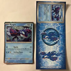 Pokemon TCG Kyogre Holo Rare Card Mega Evolutions 034/132 Near Mint English - Image 1