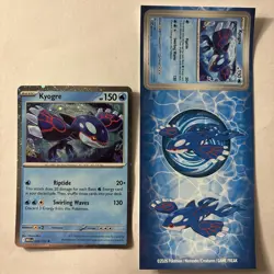 Pokemon TCG Kyogre Holo Rare Card Mega Evolutions 034/132 Near Mint English - Image 2