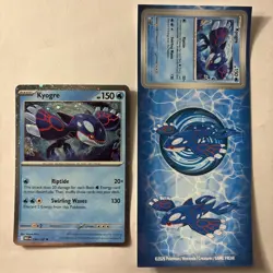 Pokemon TCG Kyogre Holo Rare Card Mega Evolutions 034/132 Near Mint English - Image 3