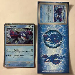 Pokemon TCG Kyogre Holo Rare Card Mega Evolutions 034/132 Near Mint English - Image 4