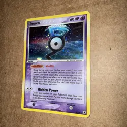 Pokemon TCG Unown (G) G/28 Unseen Forces Holo Rare English 2005 Heavily Played - Image 4