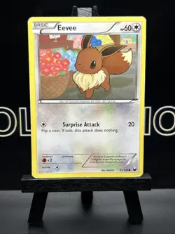 Eevee 83/108 Pokemon B&W Dark Explorers Trading Card TCG Common 2012 Regular MP - Image 2