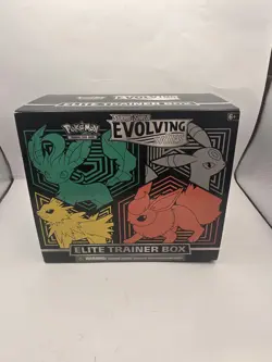 Pokemon TCG Evolving Skies Elite Trainer Box Display box only Extras - Image 1