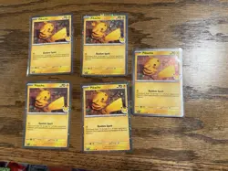 Pikachu Pokemon Day 2026 051/162 30th Anniversary Promo Pokemon TCG x5 - Image 1