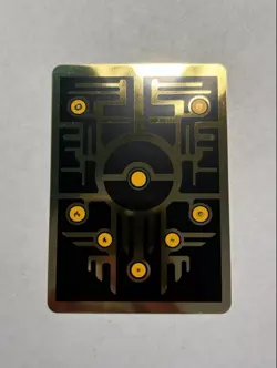 Pokemon Black & Gold Metal High Quality Fan Art Ancient Vaporeon Collectable - Image 2