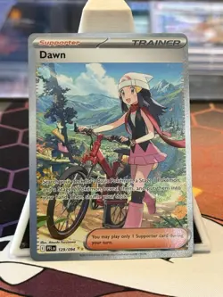 Pokemon Dawn 129/094 Special Illustration Rare Holo Trainer Phantasmal Flames - Image 1
