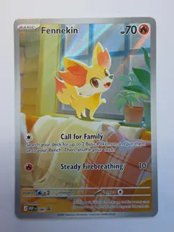 Pokemon Fennekin MEP 080 - Black Star Promo ME04: Chaos Rising ETB Promo (#5) - Image 1