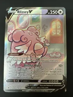 Pokemon TCG Blissey V 183/198 Chilling Reign Alternate Art Full Art Near Mint - Image 1
