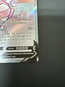Pokemon TCG Blissey V 183/198 Chilling Reign Alternate Art Full Art Near Mint - Image 5