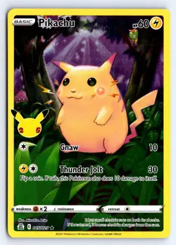 Pikachu 005/025 Holo Rare Celebrations Pokemon Holo NM - Image 1