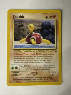 Shuckle 51/64 Common Neo Revelation Pokemon LP - Image 1