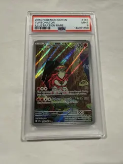 The Pokemon Company PSA 9 2024 EN Turtonator Stellar Crown Holo IR #146/142 - Image 1