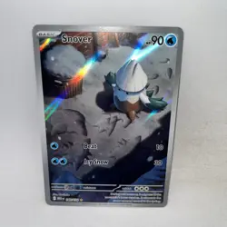 Snover 140/132 Illustration Rare Mega Evolution Pokemon Holo Near Mint - Image 1