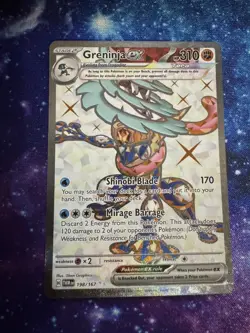 Greninja ex 198/167 Twilight Masquerade Ultra Rare Full Art TCG Pokemon NM - Image 1