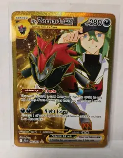 Pokemon - N's Zoroark ex - 189/159 - Journey Together - Hyper Rare - Image 1