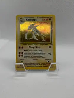 Pokemon TCG Kabutops Holo Rare Card 9/62 Fossil - Image 1