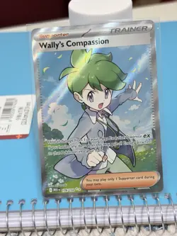 Wally's Compassion 176/132 ME01: Mega Evolutions Pokemon TCG NM Full Art Trainer - Image 1