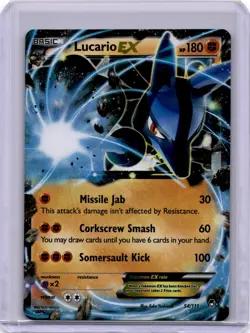 Pokemon Lucario EX Ultra Rare XY - Furious Fists 54/111 LP - Image 1