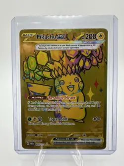 Pokemon Prismatic Evolutions - Gold Pikachu Ex - 179/131 Hyper Rare!!⚡ - Image 1