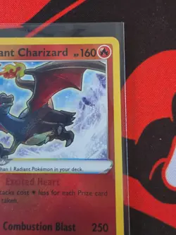 Radiant Charizard 20/159 Shiny Pokemon Crown Zenith NM - Image 3
