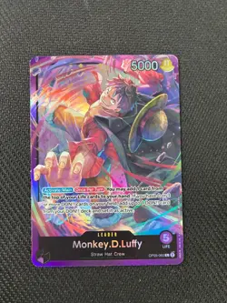 ONE PIECE TCG: Monkey.D.Luffy ST18 OP05-060 Leader PURPLE Starter Deck ENGLISH 1 - Image 1