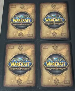 2011 World of Warcraft TCG GARET VICE Worldbreaker (4) Foil Promo Cards #138/270 - Image 2