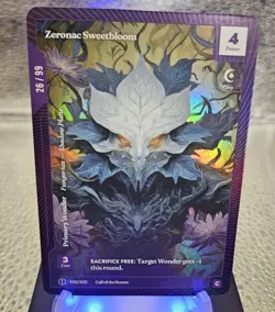 Wonders of The First-Zeronac Sweetbloom (OCM)26/99 Common: Call Of The Stones - Image 1