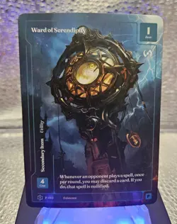 Wonders of the First EBB- FORMLESS FOIL 1st EditionPROMO WARD OF SERENDIPITY - Image 1