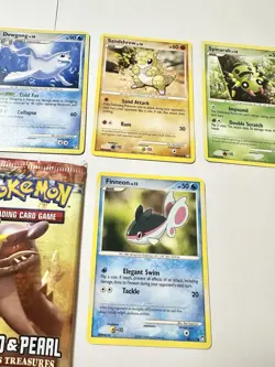 2007 Pokemon Diamond & Pearl Mysterious Treasures Opened Pack 7 Cards w/ Wrapper - Image 3