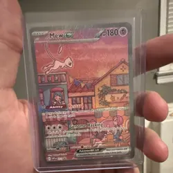 Pokemon Mew EX 053 Sv: Scarlet & Violet Promo Cards Promo Basic 180HP Holo - Image 1