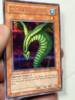 Sinister Serpent Game Promo SDD-002 Secret Rare Vintage Yu-Gi-Oh TCG Card - Image 3