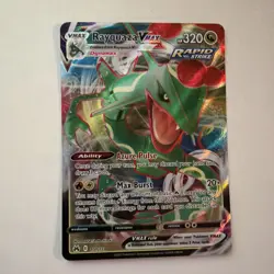 Pokemon TCG Crown Zenith Rayquaza 101/159 VMAX Holo Ultra Rare Card - Image 1