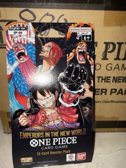 One Piece OP-09 Emperors In The New World 12-Card Sleeved Booster Pack Lot of 3! - Image 3