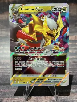 Giratina VSTAR 131/196 Ultra Rare SWSH11: Lost Origin Pokemon Card - Image 1