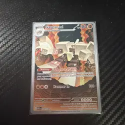 Garganacl 147/132 IR Holo NM Pokemon Card ME01 Mega Evolution - Image 1