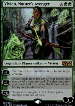 Core Set 2020 #298 Vivien, Nature's Avenger - Image 1