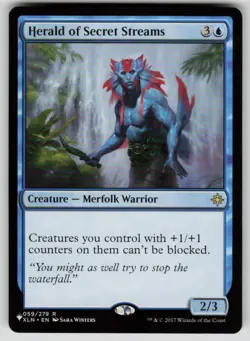 Herald of Secret Streams Rare The List Reprints 059/279 MTG Near Mint 2020 - Image 1