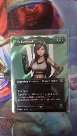 Tifa Lockhart (Borderless) (Surge Foil) Final Fantasy Foil - Image 1