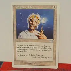 Magic: The Gathering Enlightened Tutor Instant Mirage White Regular English 1999 - Image 1