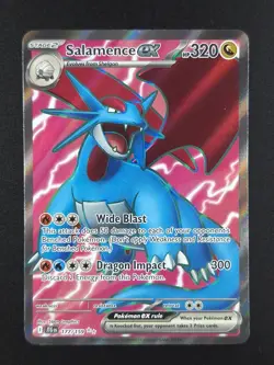 2025 Pokemon SALAMENCE EX #177/159 Journey Together Ultra Rare ENG - Image 1