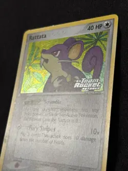 Pokemon TCG Rattata Team Rocket Returns Reverse Holo - Image 2