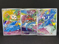 Pokemon TCG First Partner Promo Series 1 Gen 7 30th Anniversary Alola Starters - Image 1
